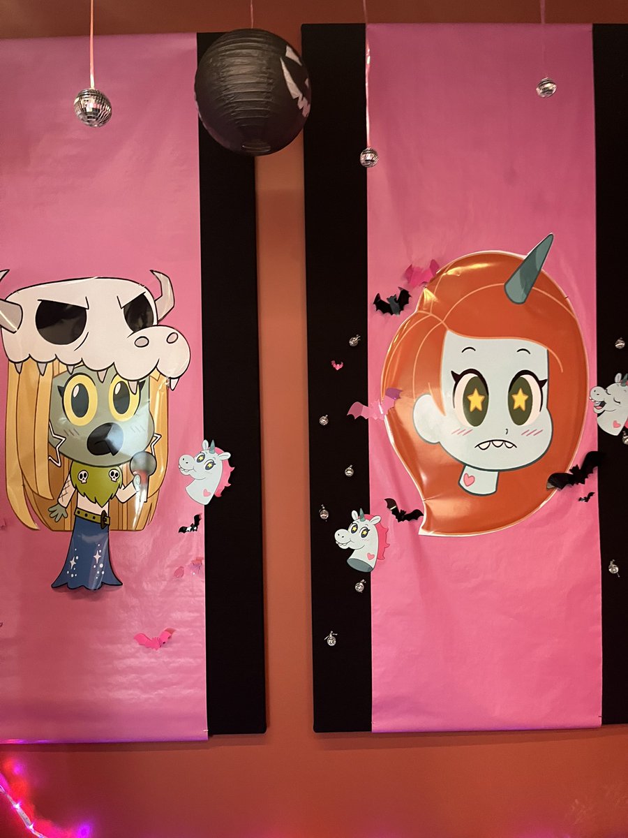 DaronNefcy's tweet image. So excited to see some #starvstheforcesofevil Halloween love at Disney TVA last night!🦄 🎃