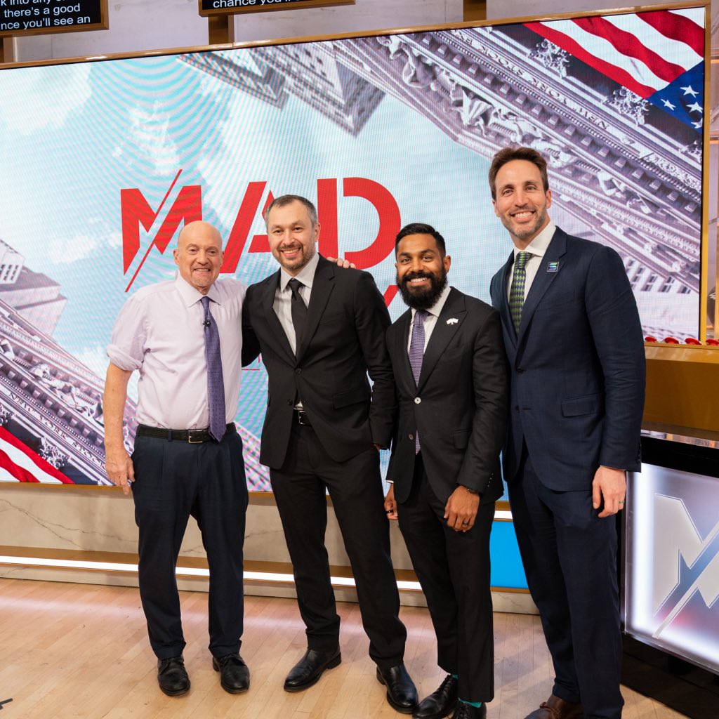 Solana co-founders meet with Jim Cramer