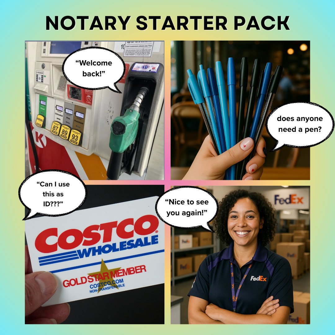 nationalnotary's tweet image. Spoiler alert: You CANNOT use Costco Membership as ID 🤣 #notarymemes #notary #notarylife