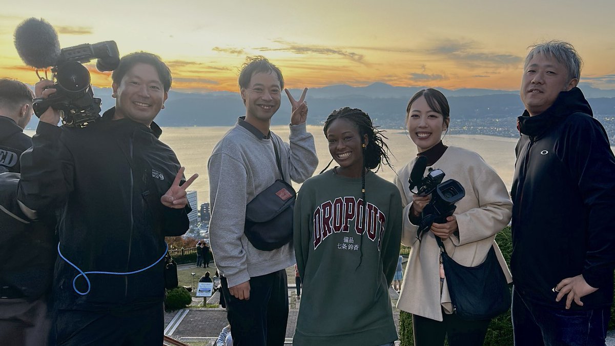 This film crew followed me around for most of the day to film my experience as a foreigner in Japan. 

This was so crazy but so fun! Can’t wait to see the episode and share it with yall!