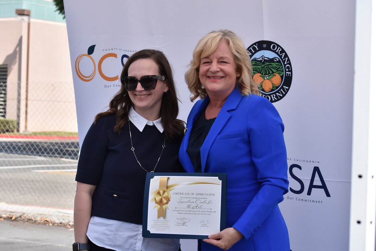 SegerstromArts's tweet image. Earlier this month, we were honored to be recognized for our partnership with Orangewood Children and Family Center during their 40th anniversary celebration. 💙
Through The Cassin Promise, we run workshops for kids and teens 28 we… instagr.am/p/DQcVKXeEXE3/