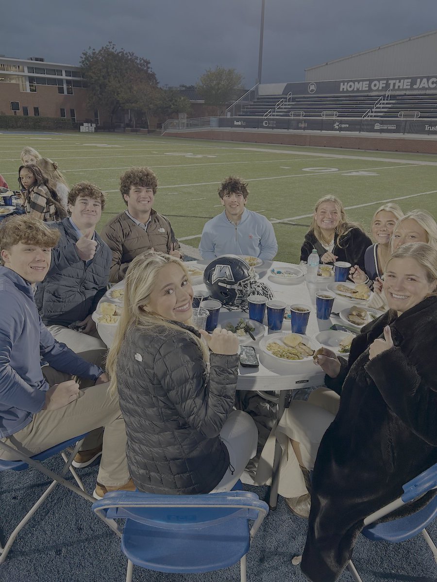 JARaiderFB's tweet photo. Dinner, tradition, and Raider pride. Last night, our senior football players continued the beloved tradition of honoring the senior Accents and Cheerleaders with a special meal at The Brickyard. We appreciate each and every one of you!!!
#WeAreJA
#LockItOut
#ColdBrickyard https://t.co/qfvloHhrKq