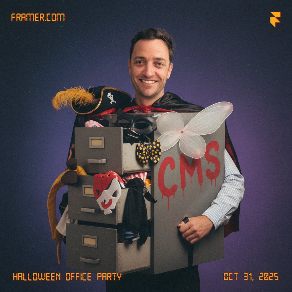 Costume Management System #FramerHalloweenParty