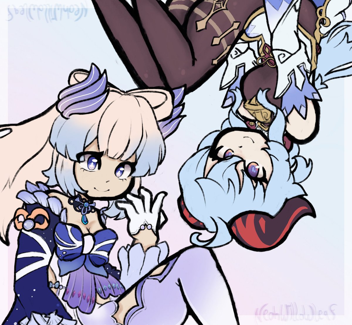 #kokoyu #gankomi #ganyu #kokomi #GenshinImpact