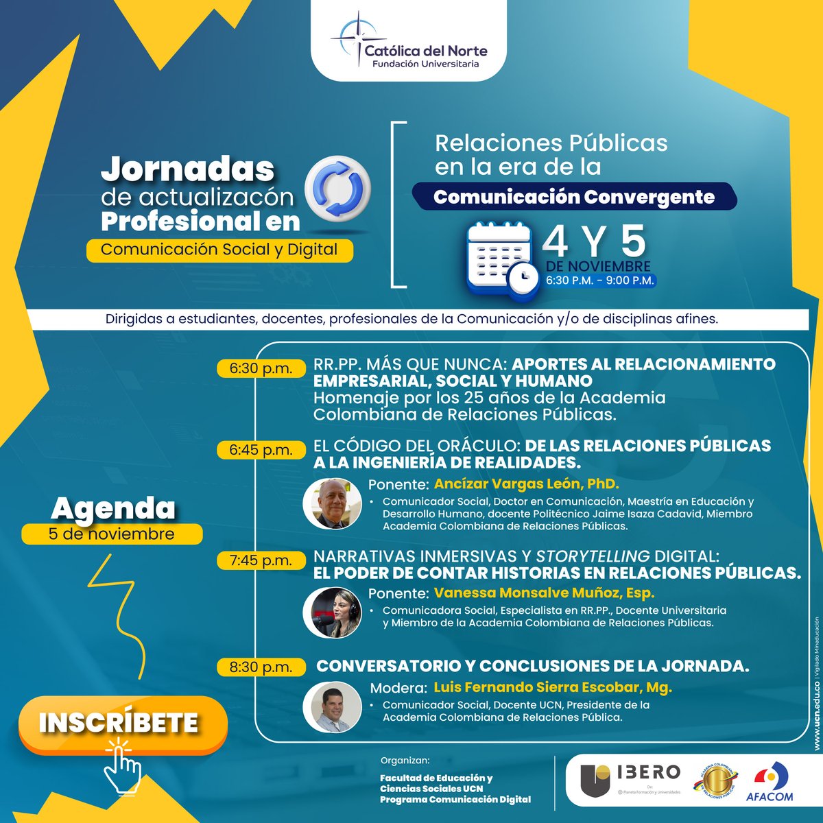 FacultaddeEducaciónyCienciasSocialesUCN tweet media