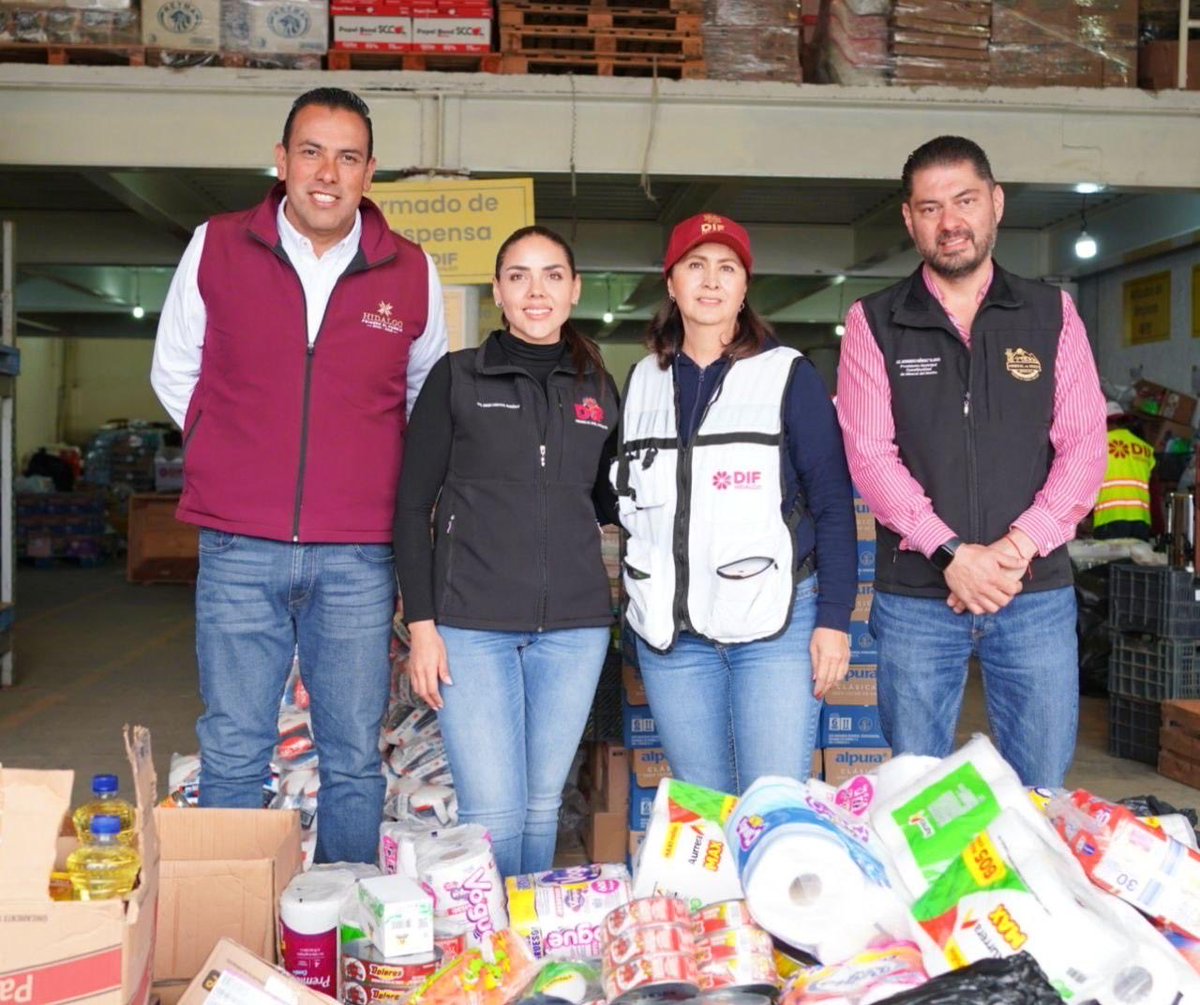 difhgo's tweet image. Agradecemos al municipio y #SMDIF Mineral del Monte por el donativo de víveres en el almacén general del Sistema #DIFH para las familias hidalguenses afectadas por las lluvias atípicas. 📦💪🏻✨