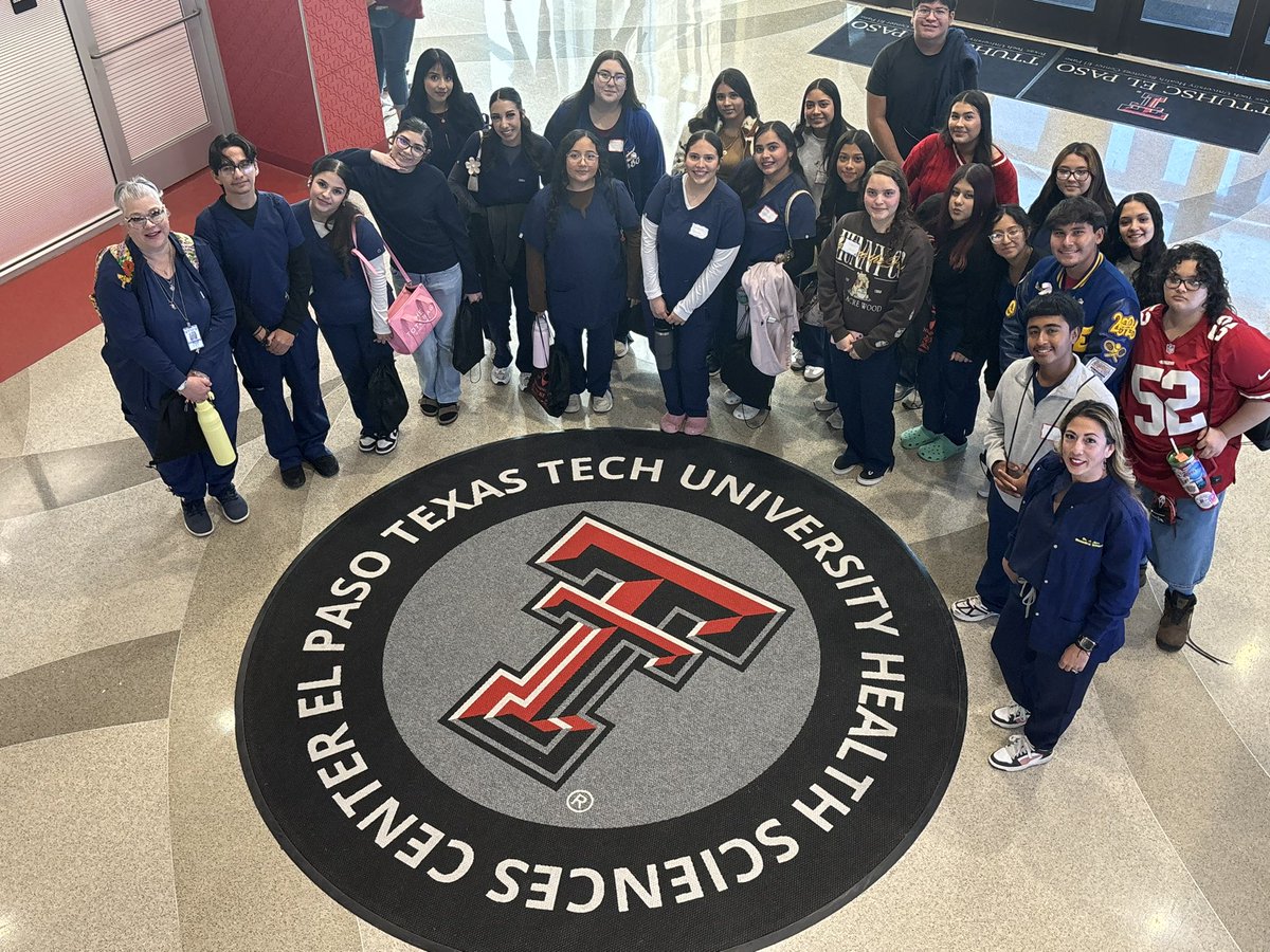 aluna0707's tweet image. 22 SEISD Heath/BioMed students had the opportunity to participate at Texas Tech High School Outreach Day. 🥼🩺 @TTHealthElPaso thank you 😊 #drlunasclass #SEHStheBest #SanEliManoAMano @MrsKthummel