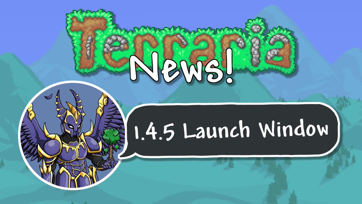 chippygamingyt's tweet image. Terraria 1.4.5 has a proper launch window now, so let&apos;s talk about it! 👇