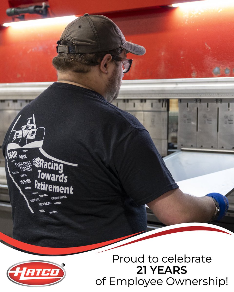 It’s #EmployeeOwnershipMonth, and we’re celebrating 21 years of being employee-owned! 🎉

Our Employee Owners are the heart of Hatco, driving innovation, teamwork, and success every day. Here’s to 21 years of being #ESOPStrong! 💪 #EOMESOP