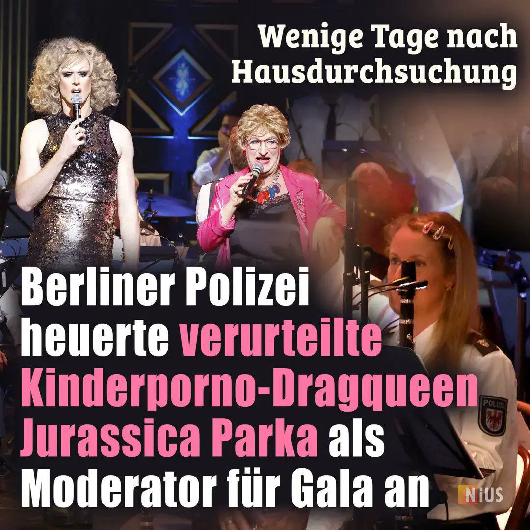 Um es also zusammen zu fassen: Die Berliner Polizei engagiert mit Mario O. aka Jurassica Parka einen verurteilten Kinderporno-Konsumenten als Moderator für ihre eigene Gala. Dass er ein verurteilter Mann ist und auch weswegen muss man dort ja wissen, schließlich hat man selbst