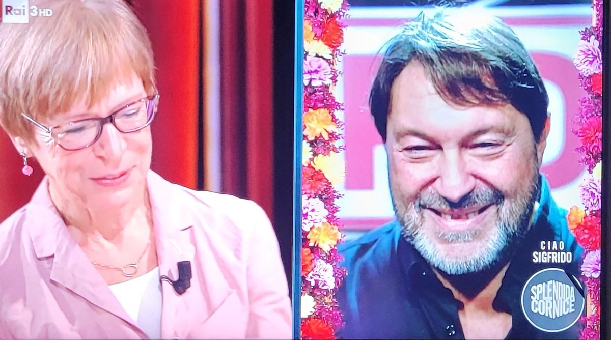 Possiamo dire che è una cosa geniale questa? #SplendidaCornice #Ranucci
