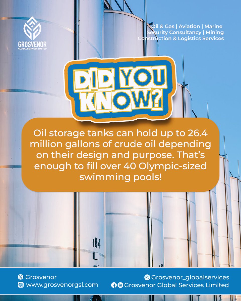 Grosvenorgsl's tweet photo. We never miss a chance to share fun educational facts with you. After all, if an oil and gas expert like us doesn’t do it, who will? Here’s another fact to add to your knowledge bank. You’re welcome — and happy weekend!
#TGIF
#FunFacts
#EducativePost https://t.co/4Aq7cqF4mm