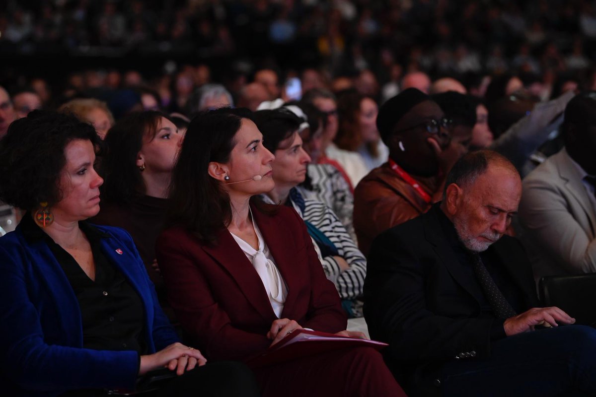 Stay tuned for her remarks and recordings of the event to be released.