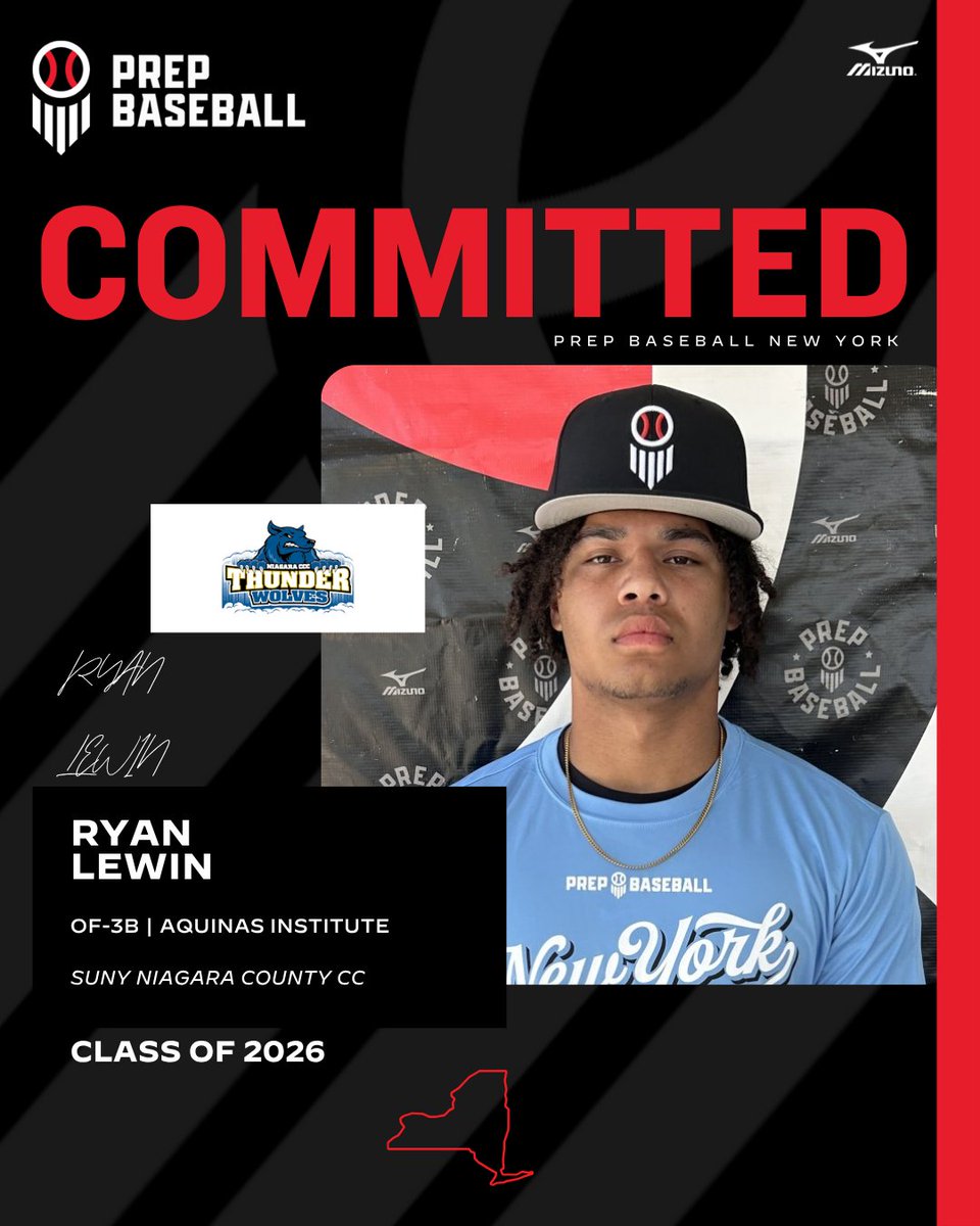 🚨Commitment Watch🚨

2026 OF/3B Ryan Lewin (Aquinas Institute) has committed to SUNY Niagara County CC

✅ 2025 NY State Games
✅ 2024 NY State Games
✅ 2022 Jr NY State Games

👤 loom.ly/5wFqnB8

#congrats #committed