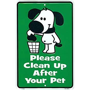 We would like to remind our Morris residences, when walking your fur baby please remember to clean up after them.