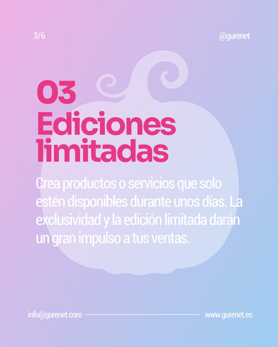 gurenet's tweet photo. 🎃 Ve más allá del “Feliz Halloween”. 👻

👉 Descubre 3 ideas prácticas para que tu negocio local destaque este 31 de octubre.

Cuéntanos en comentarios qué acciones tienes preparadas para la noche más terrorífica del año. ⬇️

#gurenet #marketingdigital #estrategia #ventas https://t.co/9OC9Q5u3kf