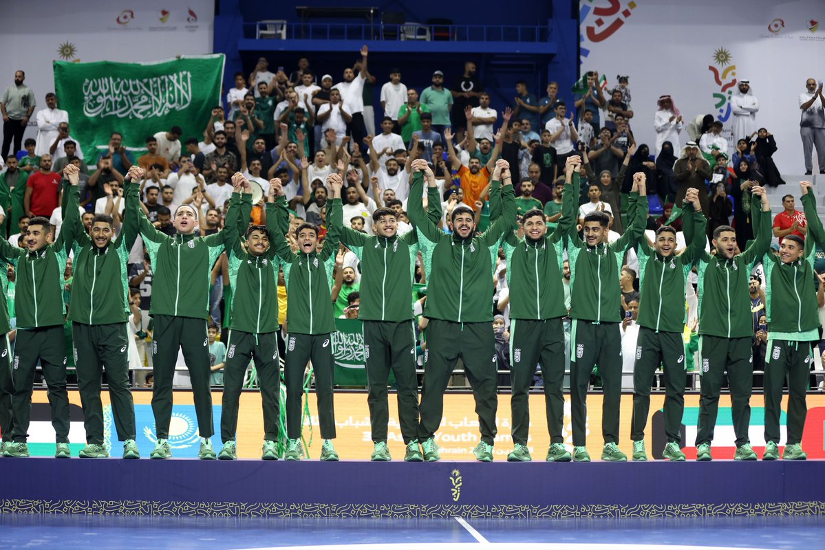 Saudi Arabia 🇸🇦  🥇 🤩

Men’s Handball 🤾‍♀️ 

3rd Asian Youth Games 🏆

 #asian #asia_game #asia #bahrain2025