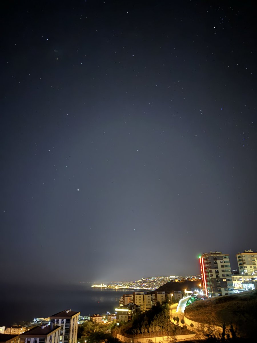 Trabzon’da bulutsuz bir ana denk gelmişimdir