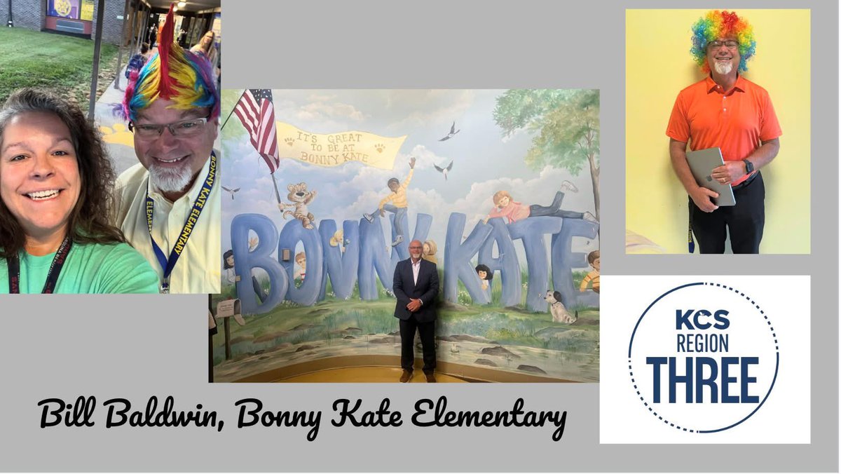 KCSReg3Director's tweet image. October is Principal Appreciation Month!🎉Let’s celebrate Bonny Kate Elementary Principal, Bill Baldwin! He’s new to BKU &amp;amp; leads with a true servant leadership. His dedication to students, staff, and the school community shines every day. Thankful you are on the #KCSRegion3 team!