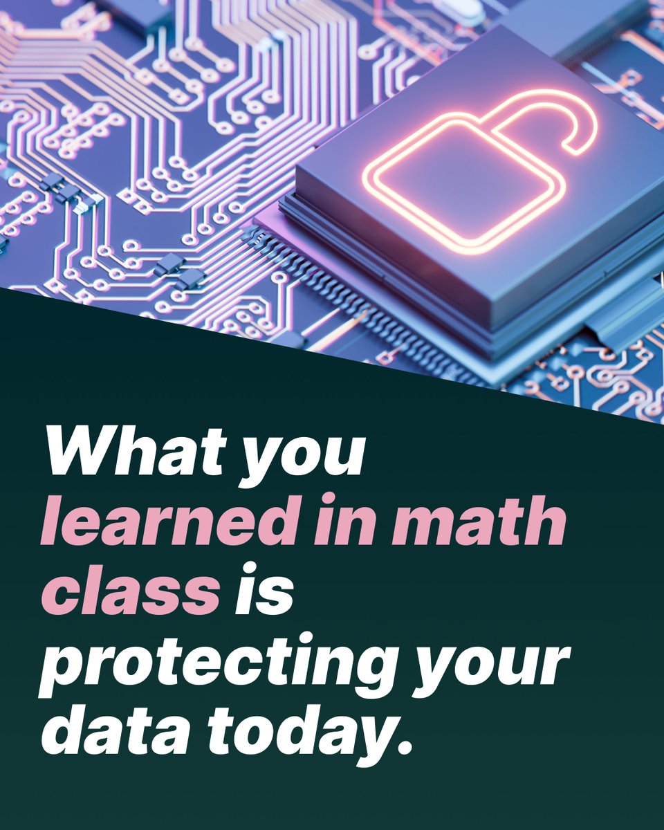 edXOnline's tweet image. The math you learned in school powers modern cybersecurity.
Algebra, probability, and number theory build the systems that keep data safe.
Learn the cybersecurity skills that protect data and shape the future ➡️ bit.ly/47O5wPj
#CybersecurityAwarenessMonth