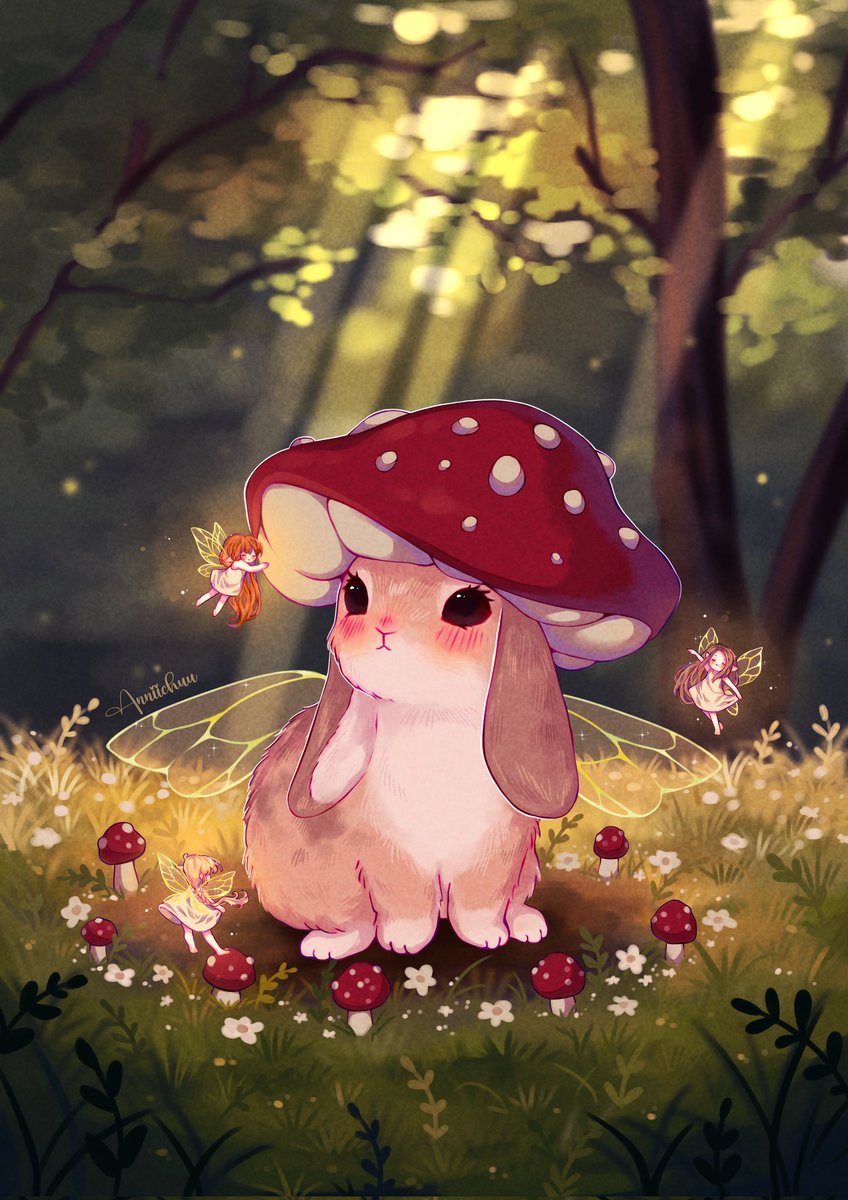 Anniichuu's tweet photo. Drawtober: Mushroom fairy 🍄
#drawtober #inktober https://t.co/uKIgGPOPwu