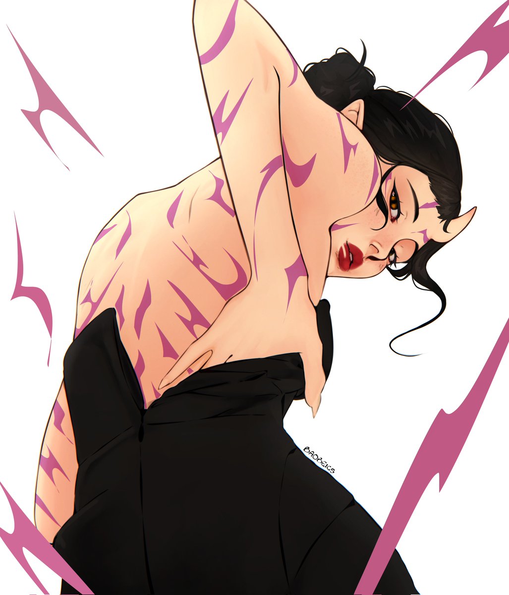 demon zoey , #KPOPDEMONHUNTERS