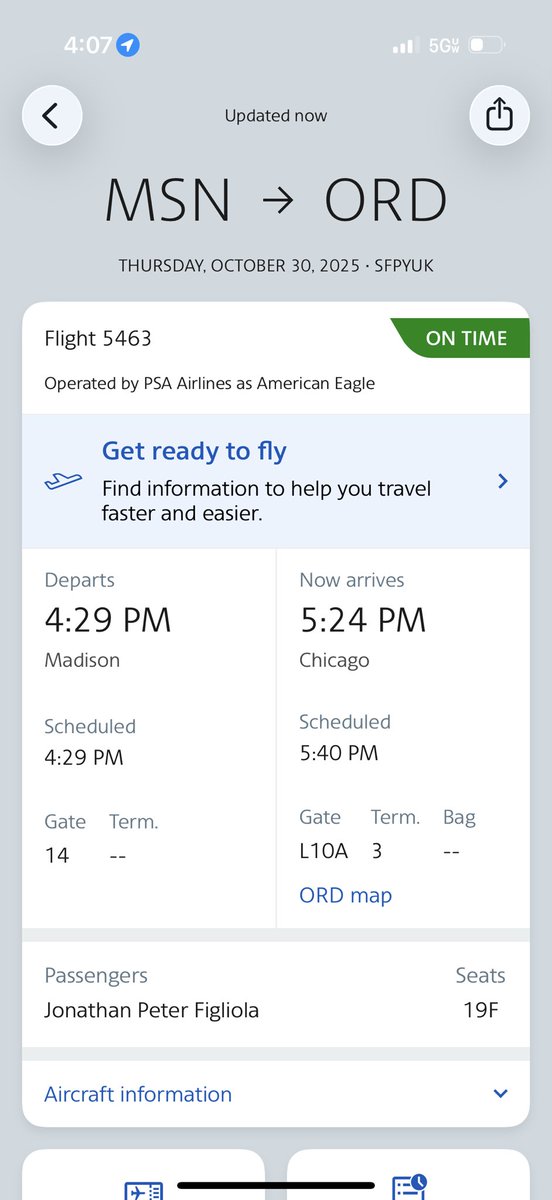 JF27391's tweet photo. @AmericanAir you are the absolutely worst major airline in its class. Flight says “on time” when there is no plane at the gate. Cancel a flight to Boston due to weather yet there is another flight to Boston landing 45 minutes later. I absolutely HATE flying your airline. https://t.co/KxD3Y3y3XQ
