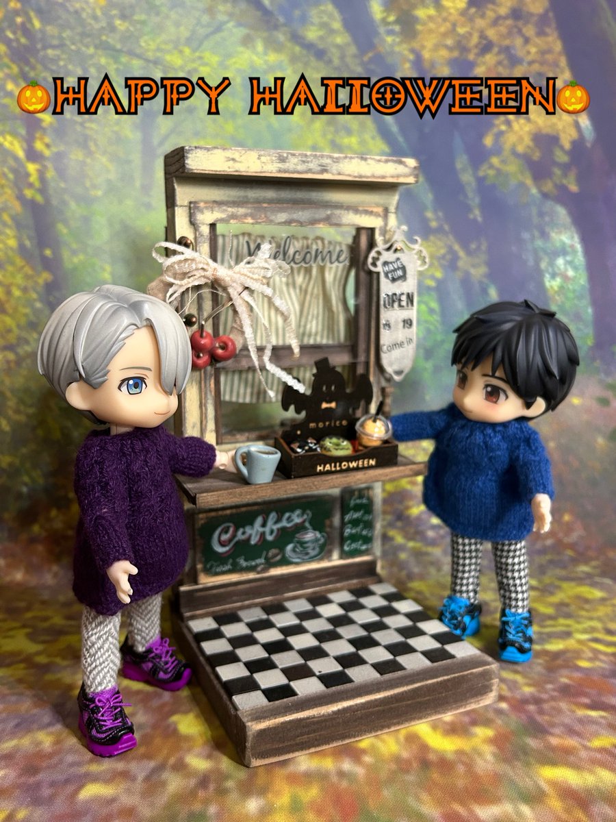 HAPPY HALLOWEEN 🎃 

👕　<a href="/tinkknit1/">tink-knit★（編みびとTink）</a> 様
👖　<a href="/andmog_1012/">and MOG 🐻‍❄️</a> 様
👟　<a href="/agmoon_shoes/">Ag-Moon</a> 様
🎃ミニチュア　<a href="/knminimums/">minimums 11/15,16デザフェス</a> 様
🚪ドアカフェ　<a href="/MASAKI_252539/">MASAKI</a> 様