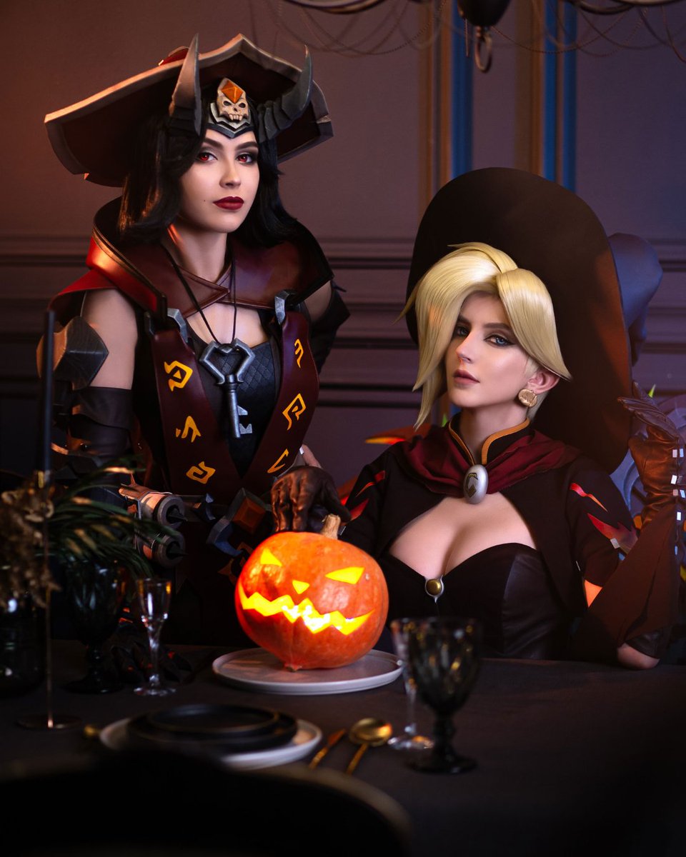 Blizzard_Ent's tweet image. Witching hour looks 🔥🕯️🎃  We’re spellbound by these Mercy and Ashe Halloween cosplays.

🕯️Mercy: polaris.cos (IG)
✨ Ashe: akito_cos_ (IG)
📸 harridana (IG)