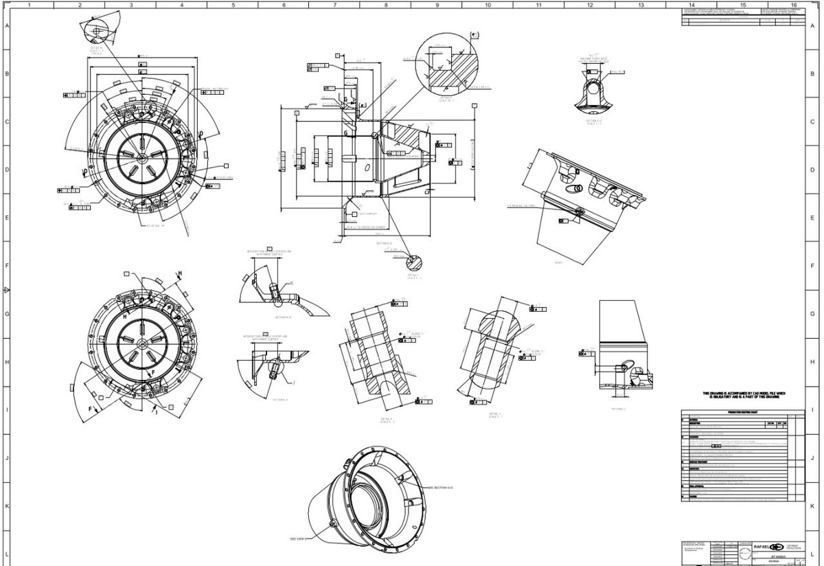 IntCyberDigest's tweet image. 🚨 The Iranian nation-state actor claims to have had access to defense companies Elbit and Rafael, and more, allegedly through an FTP server.
They're now sharing blueprints of what seem to be rocket castings from Rafael.
This is really painful to watch.