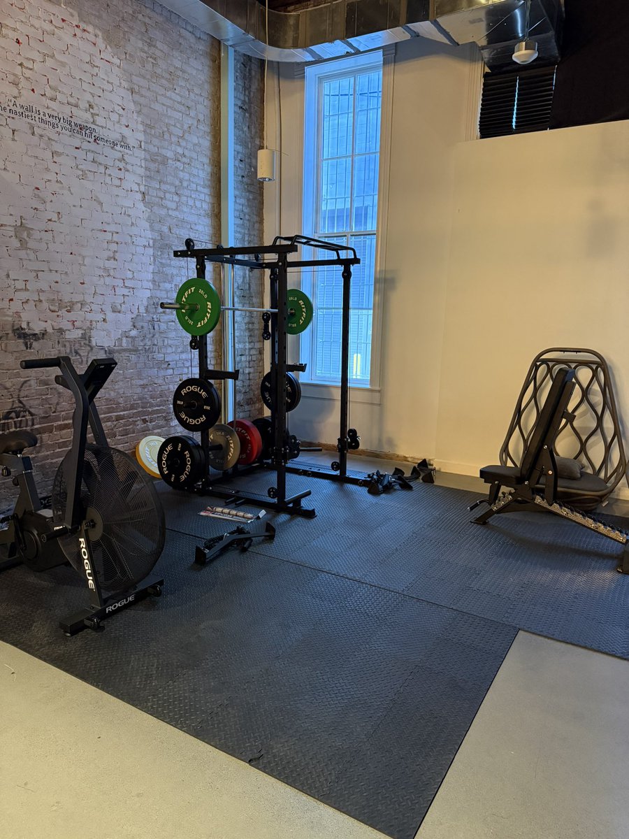 Don’t mind me, just smashing weights at <a href="/gauntletai/">Gauntlet AI</a> before the next cohort arrives!  

Fun fact, bicep curls help you code better!