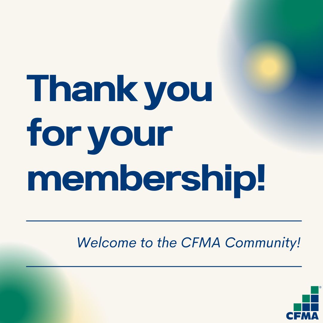 Welcome to our newest chapter member Chandler Miller of Direct Traffic Control!

Thank you for joining us at CFMA Ozarks!

#WelcometoCFMA