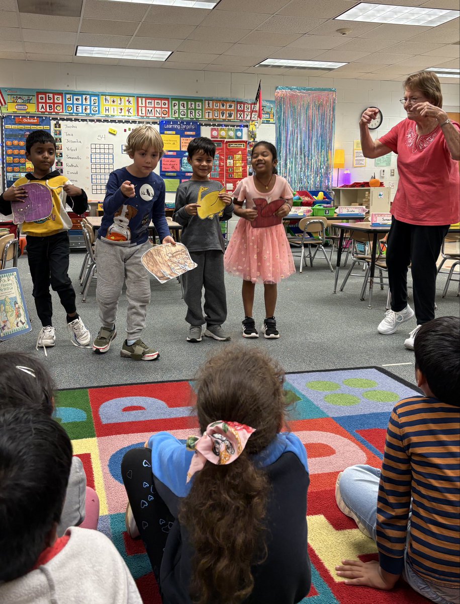 Had our first visit from Ms. Cox today🥰