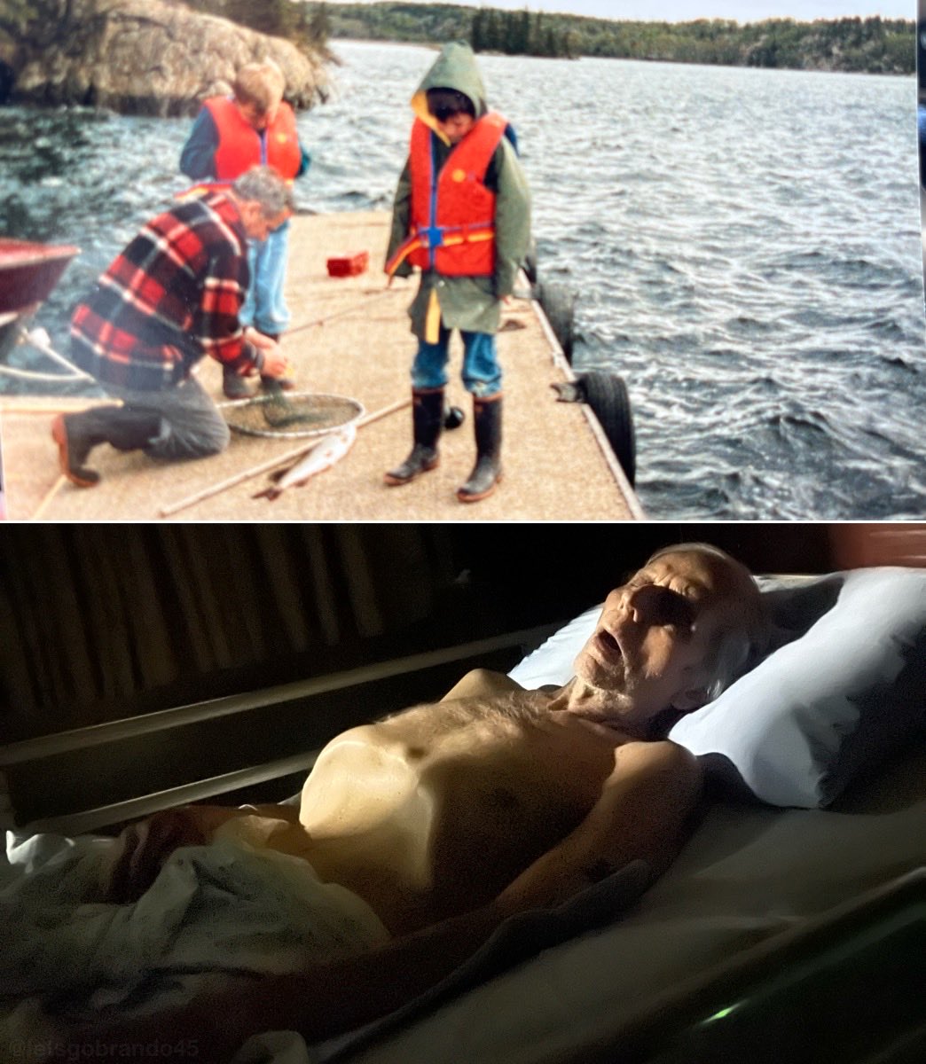 That’s me in the rubber boots with my Grandpa. ❤️ This is where I spent much of my childhood. That lake was my backyard.

He was the closest thing to a father I had growing up. Much of who I am today comes from him. 

This morning I said goodbye, and I had a sobering epiphany in