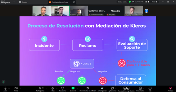 batista1088's tweet image. Seguimos avanzando a pleno con nuestro Módulo de Blockchain, Smart Contracts y Cripto, en la Diplomatura Legaltech e IA de la FCJyS de la @unlp en este caso con la participación de @MarcosPernas1 del Equipo de @Kleros_io