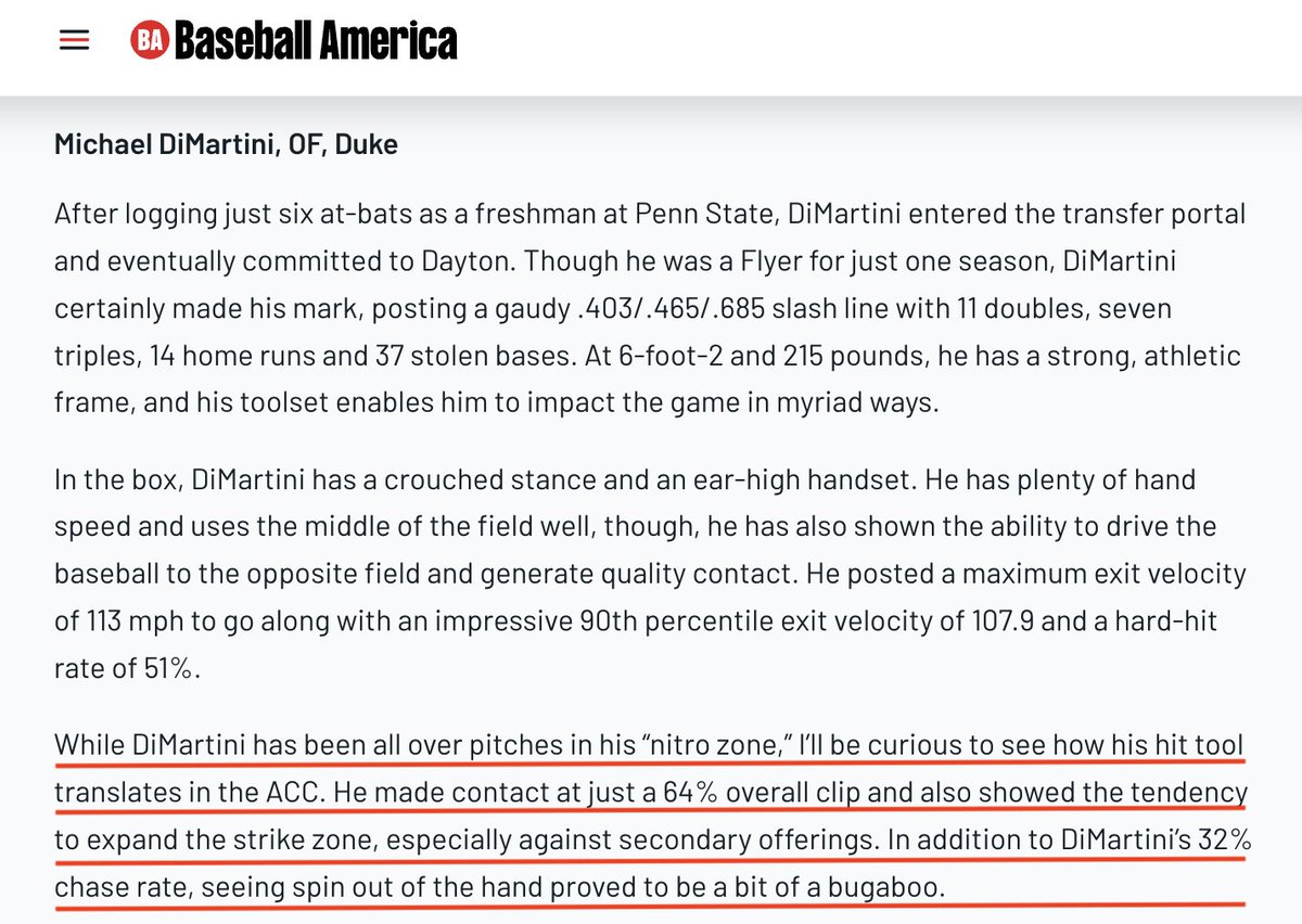 DrFadde's tweet image. Big power but low contact and high chase? #PitchRecognition