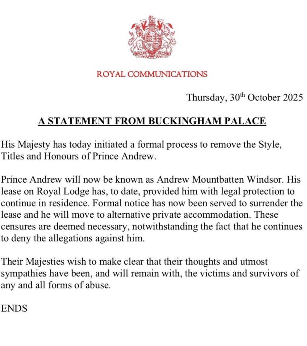 NotZ3Music's tweet image. Never thought I would see the day where the British Monarchy would give more a fuck about the Epstein list than the U.S. government….. #ReleaseTheFiles