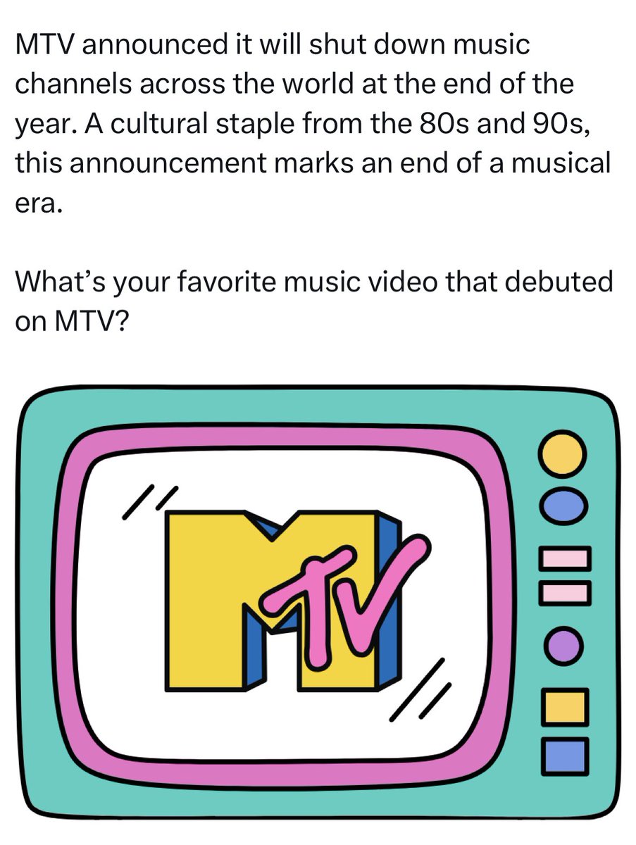 Thanks for about 12-15 years of good music, MTV.

And Jackass.