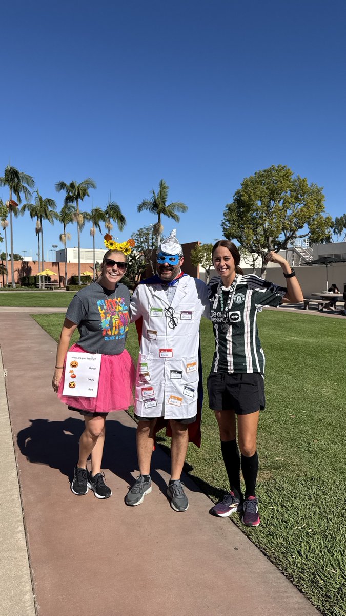 CSULB_APE's tweet image. Motor Domain, Cognitive Domain, &amp;amp; Affective Domain - group PE costume!

Winners of the CSU, Long Beach KINections costume contest (faculty division)! 
@csulb_pete