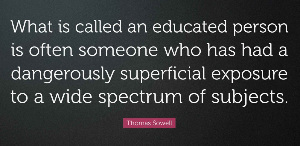 "dangerously superficial exposure" is a haunting description...