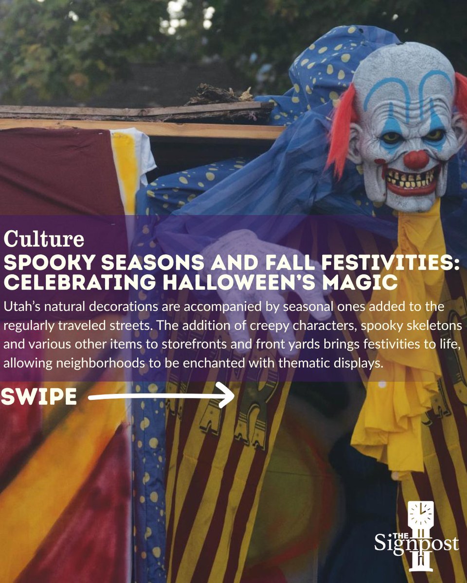 WSUSignpost's tweet image. ⬆️ Read the whole story on our website, the link is in our bio!

✍️ &amp;amp; 📸: Samantha Matsuura | Photographer, the Signpost

#Thesignpost #Halloween #Decorations #Seasonal #Weberstate #Ogden #Utah #Creepy #Spooky #October31st