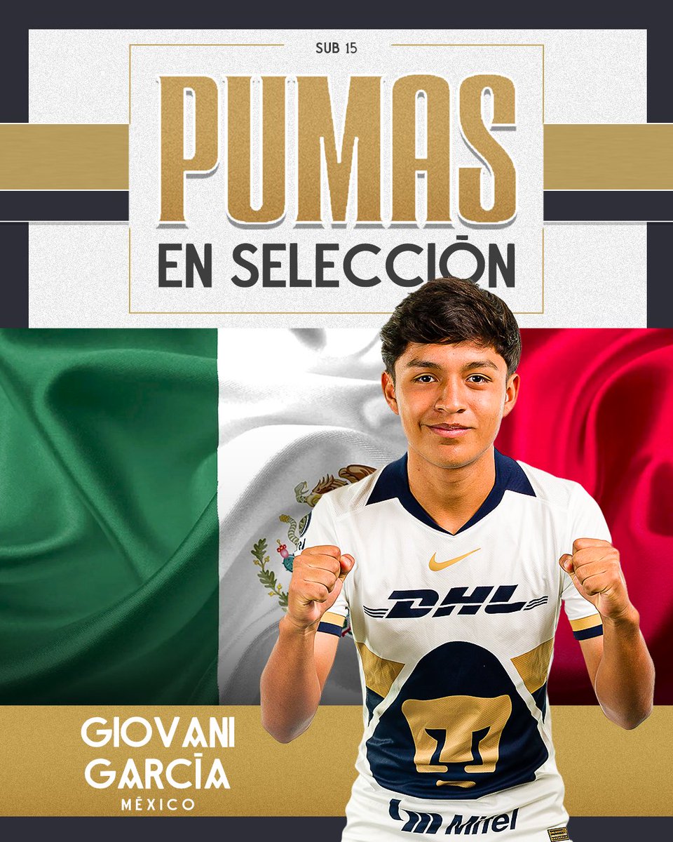 Giovani García viajará al viejo continente con <a href="/miseleccionsubs/">Selecciones Nacionales Menores</a> #Sub15 ✈️🇲🇽 Nuestro canterano disputará tres partidos de preparación en España 🇪🇸 durante los primeros días de noviembre.

🆚 Arabia Saudita 🇸🇦
🆚 Polonia 🇵🇱
🆚 Noruega 🇳🇴

#UnidosPorLaHistoria