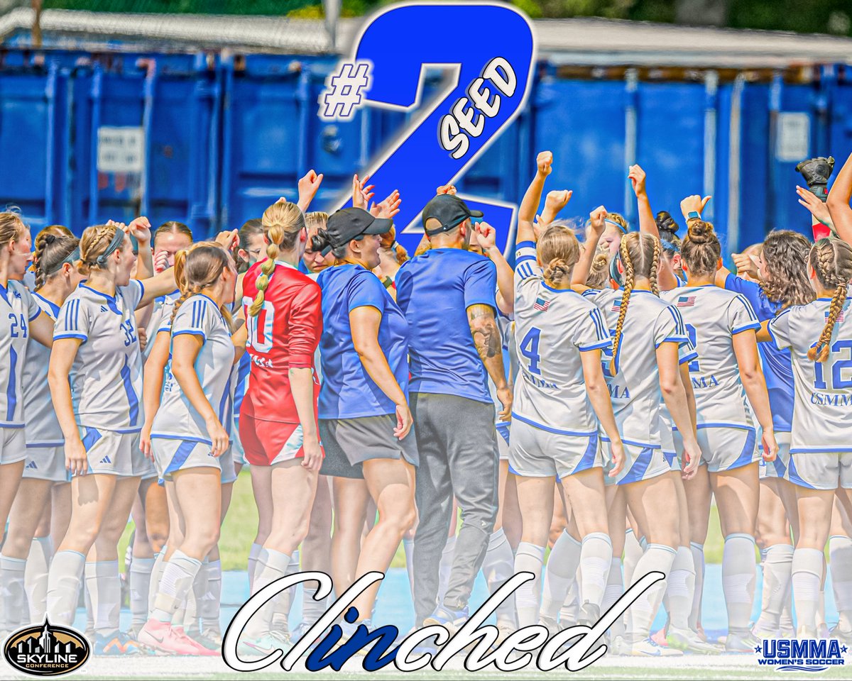 Playoffs Cl𝖎𝖓ched‼️ Home playoff match secured.🔒 
.
.
.
For the first time in Program History we are the #2 seed!!! ⚓️⚽️💙 #OURAcademy #usmma #KPSoccer #womenbelongatsea