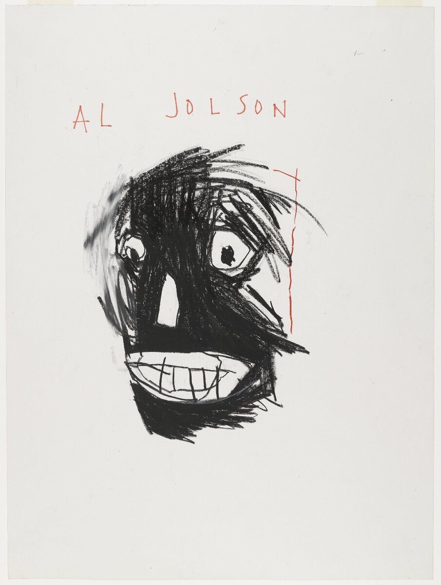 Al Jolson, 1981 #artbots #basquiat