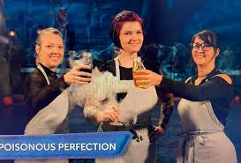 "Halloween Wars" Season 15 (2025) ramped up the tension by hosting contestants who were desperate to win. Why were they desperate? Because many of them had been in the finals in previous seasons but lost! Congrats to Poisonous Perfection for the win! Jamie finally did it!