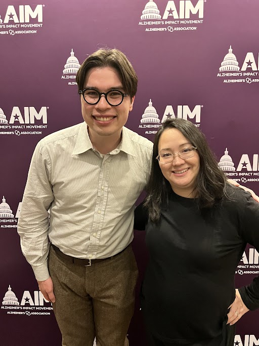 californiaalz's tweet photo. On behalf of the 720,000 Californians living with Alzheimer's and their caregivers, a big thank you to Andrew and Tina for joining all the way from California! We appreciate the partnership as we work to #EndALZ #StateDSCSummit https://t.co/C3bZEfEZPv