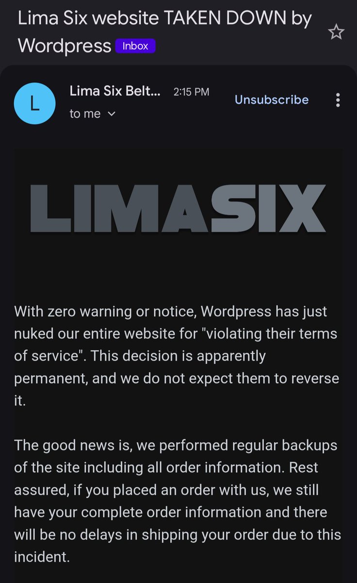 gsgmfg's tweet photo. Another example of 2A businesses and communities being de-platformed by big tech.
They will return. Can't stop the signal.
#censorship #2a #beltfed https://t.co/5UGQjF03Cu