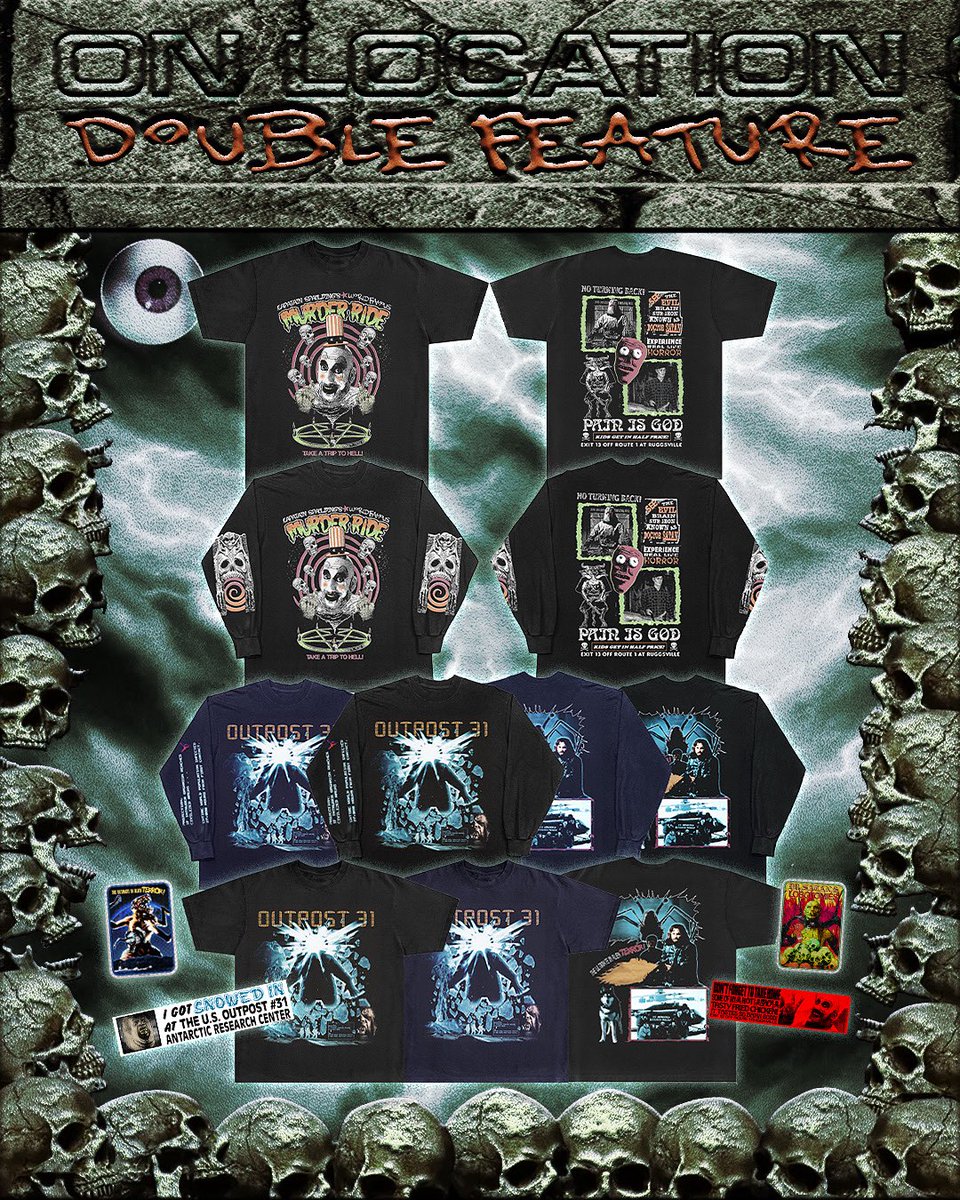 !!! OLC DOUBLE FEATURE !!!

Available until Monday 11/3 at Midnight EST

Onlocationcloset.bigcartel.com