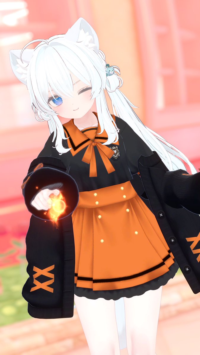 おはよー！金曜日だ〜
そして〜ハッピーハロウィン🎃
お菓子をくれないとイタズラしちゃうぞ！！
#Eku3D #VRChat