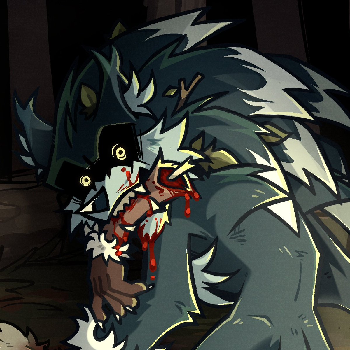 Lp0stAlt's tweet image. Happy Halloween gang! Have some werehog. He's safe to pet, trust me.